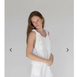 deiji studios turn top white nwot